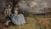 Thomas Gainsborough Mr and Mrs Andrews oil painting
